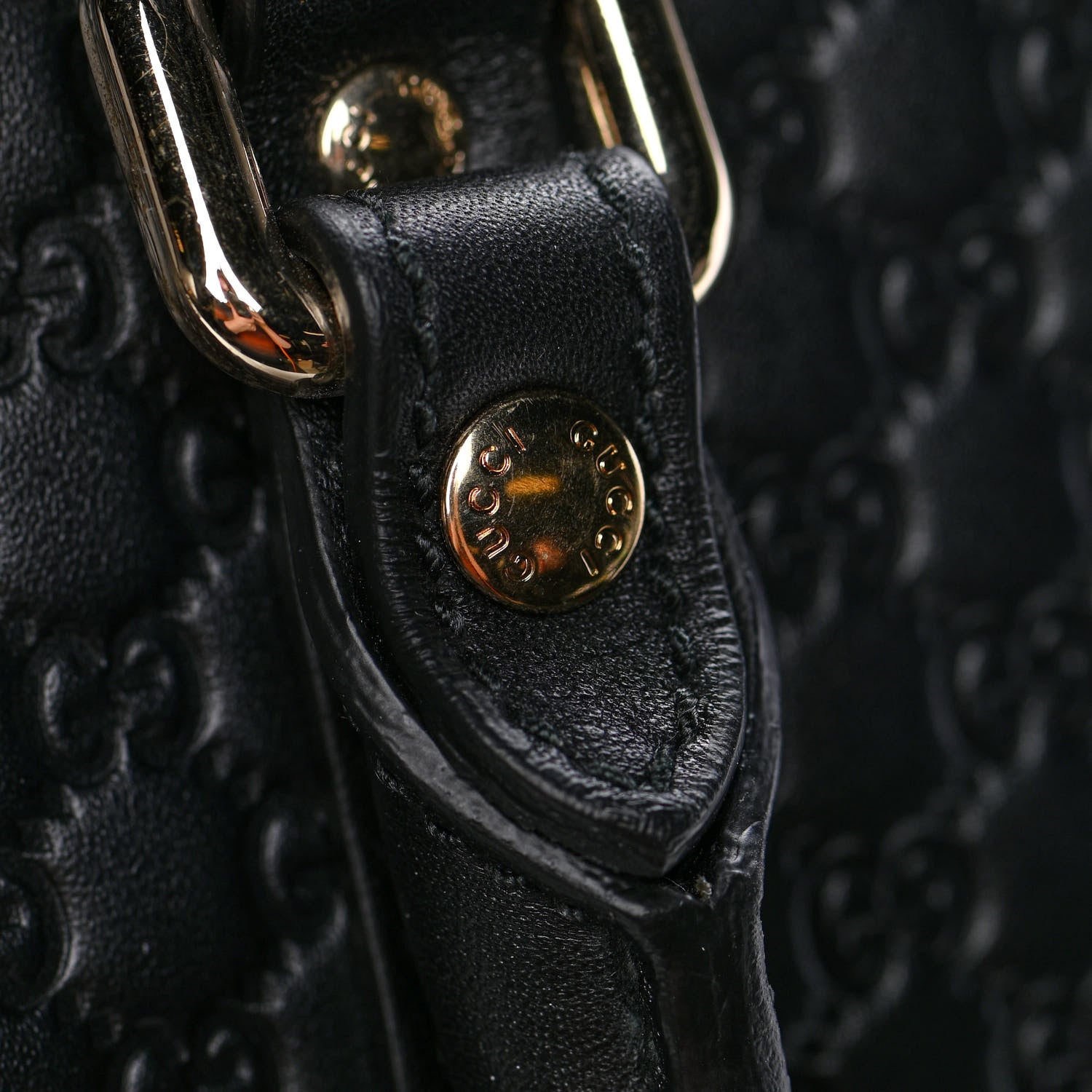 Gucci Soft Microguccissima Dome Satchel Black 13 of 13
