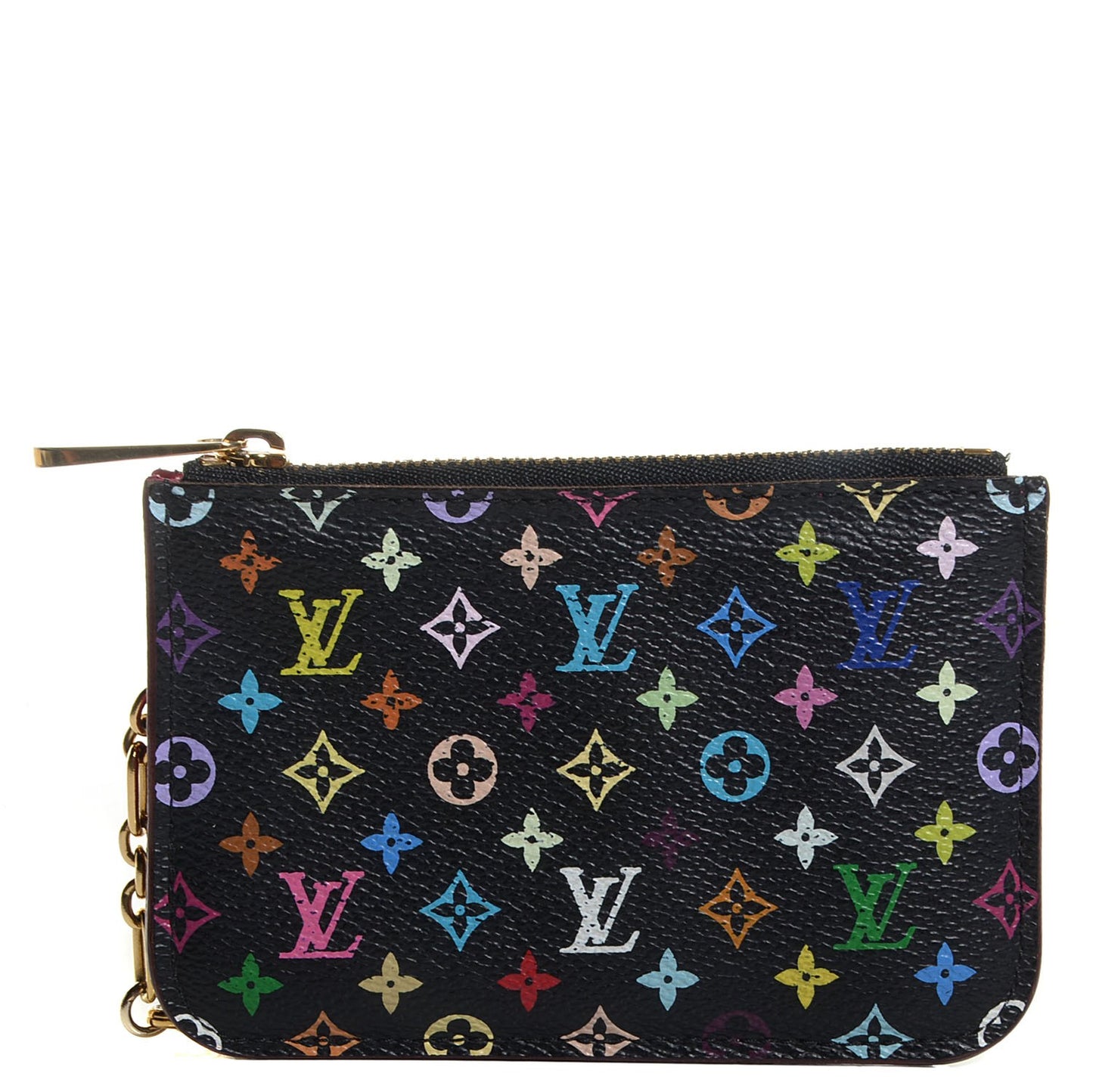 Monogram Multicolor Key Pouch Black Grenade