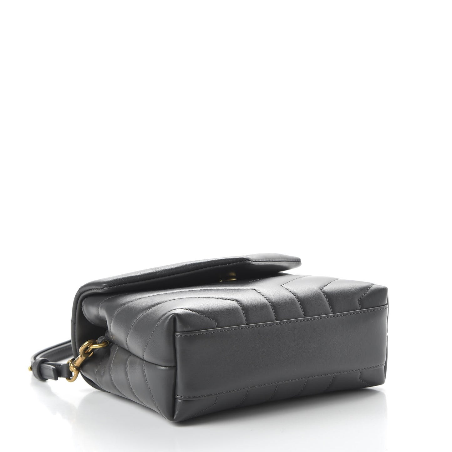 Calfskin Y Quilted Monogram Toy Loulou Crossbody Bag Storm