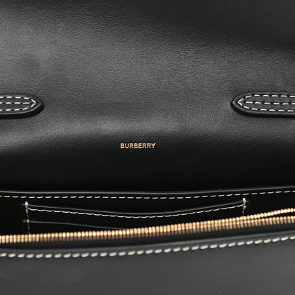 Burberry Smooth Calfskin Hackberry Crossbody Bag Black 6 of 18