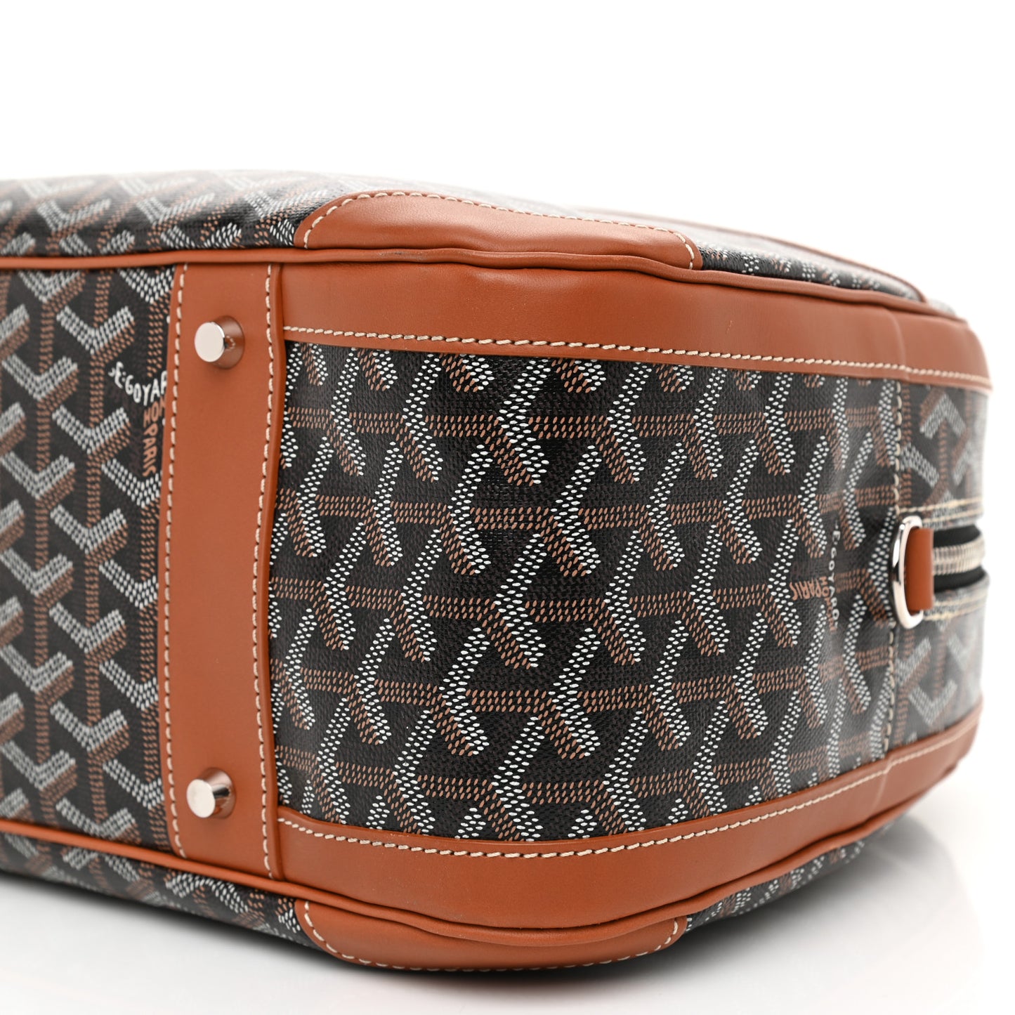Goyardine Saint Jeanne GM Bowler Black Gold