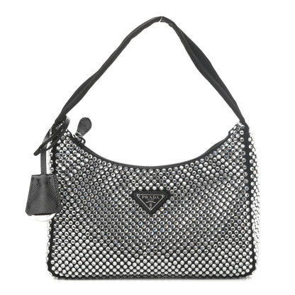 Prada Satin Crystal Mini Re-Edition 2000 Bag Cristal 1 of 11