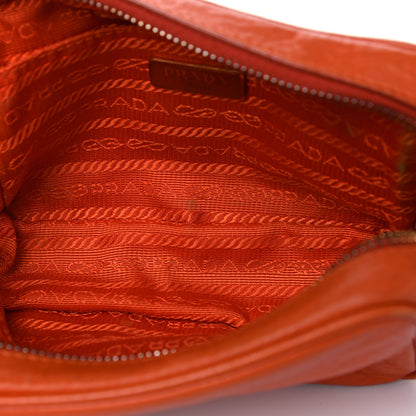 Prada Vitello Daino Mini Camera Crossbody Papaya 5 of 17
