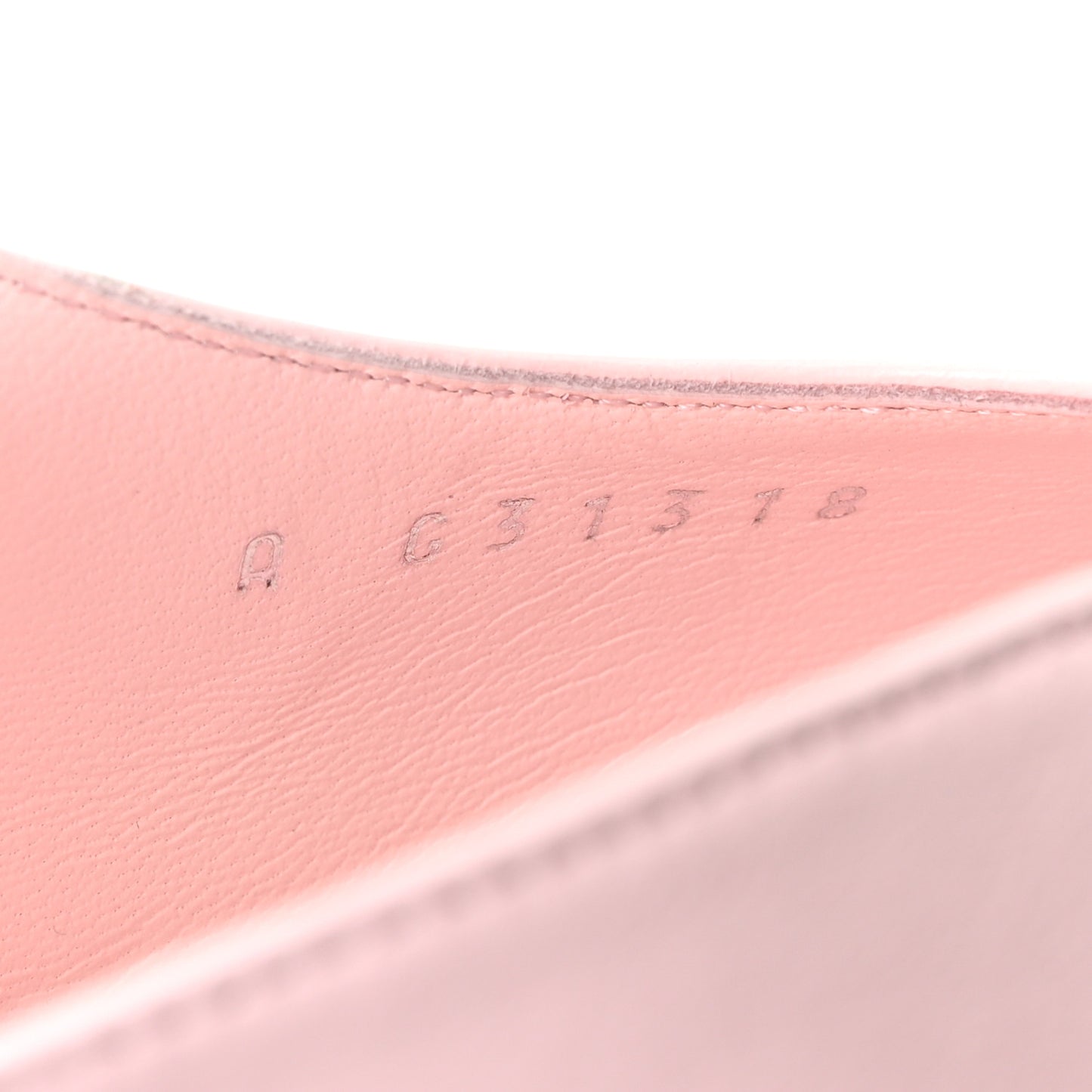 Lambskin Cap Toe CC Slingback Sandals 39.5 Pink