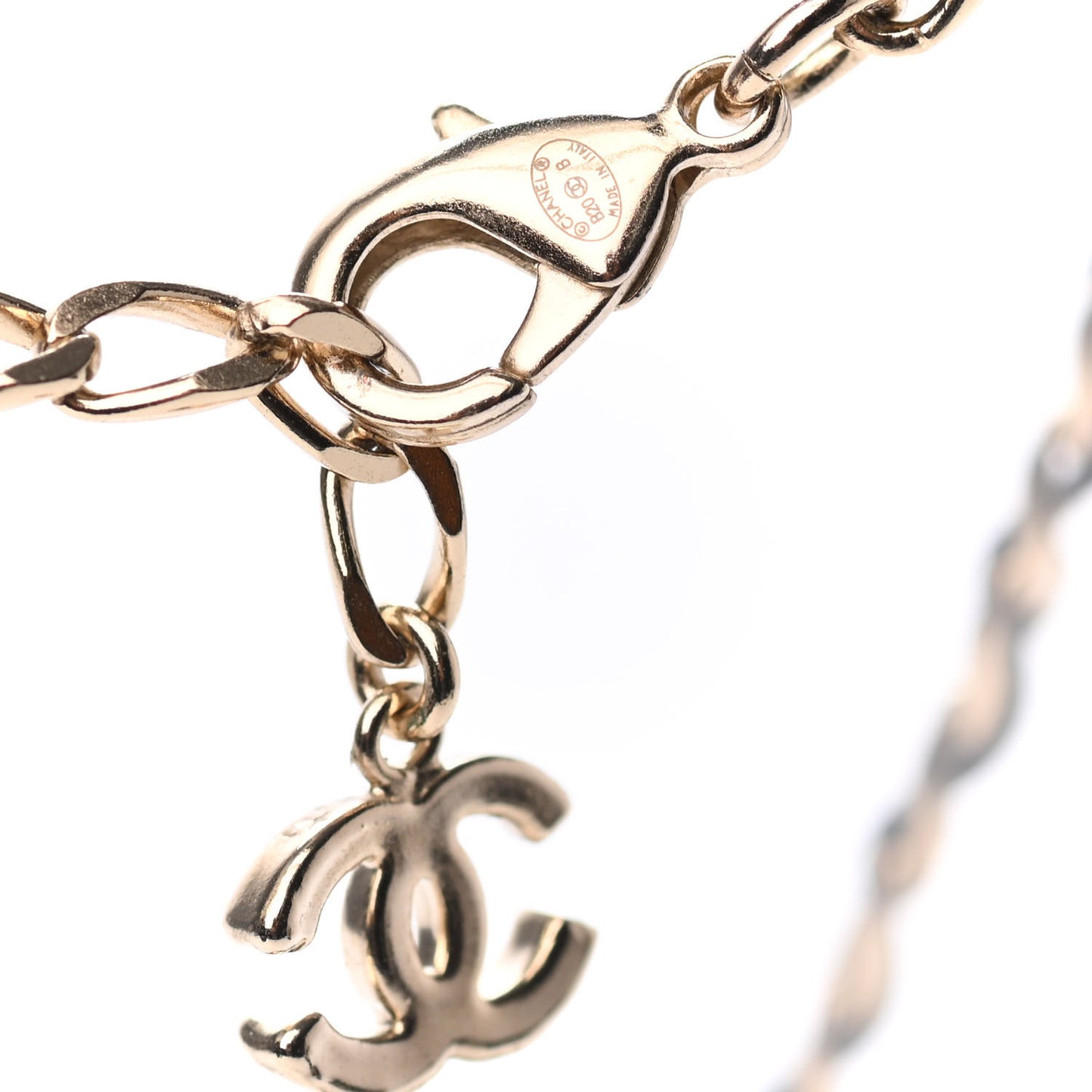 Metal Lambskin Crystal Sergeant Chanel Choker Necklace Black Gold