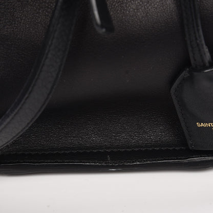 Saint Laurent Calfskin Monogram Baby Downtown Cabas Black 15 of 17