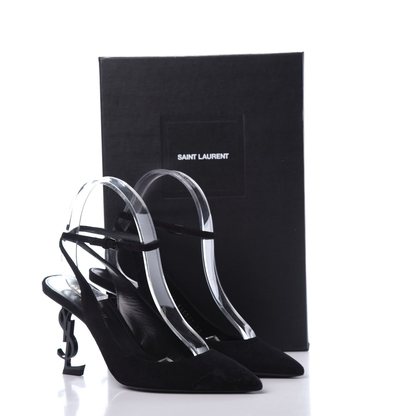 Suede Opyum 110 Slingback Sandals 37 Black