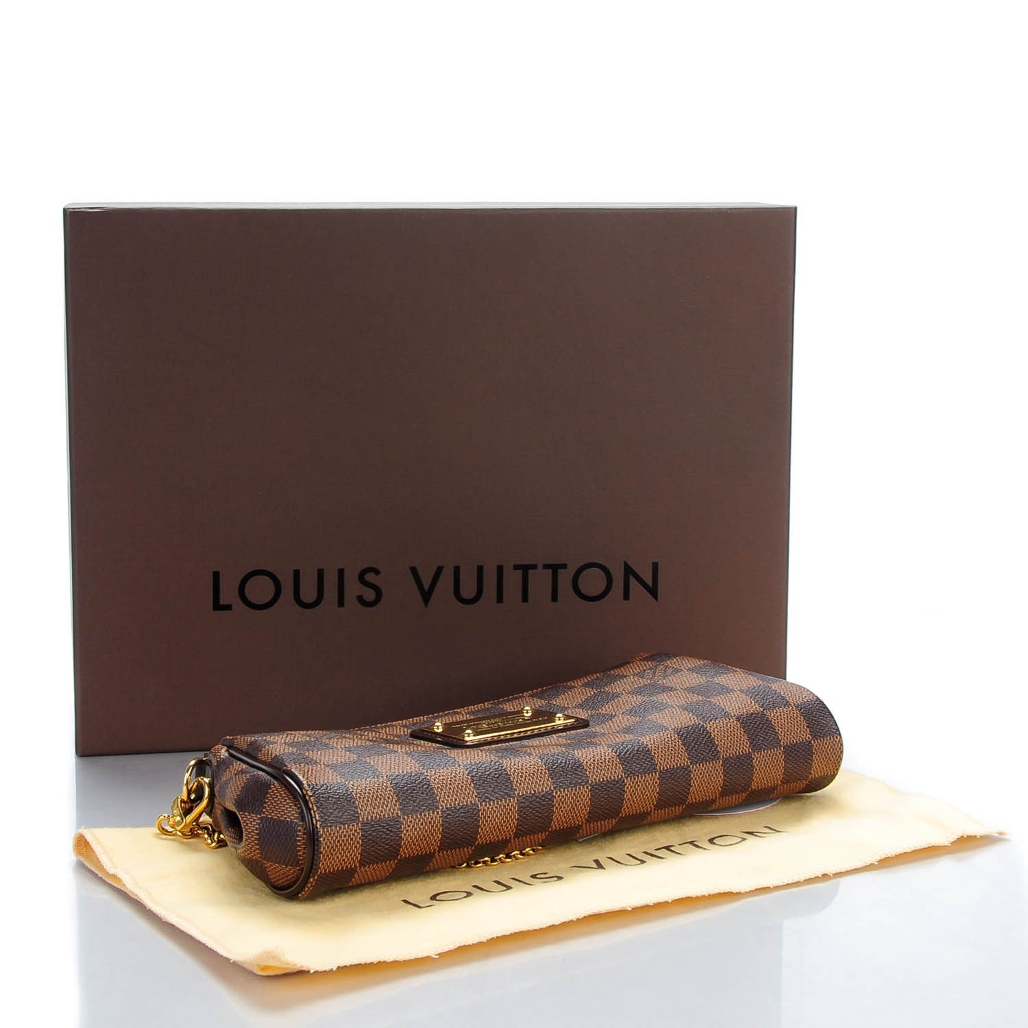 Louis Vuitton Damier Ebene Eva Clutch 4 of 7