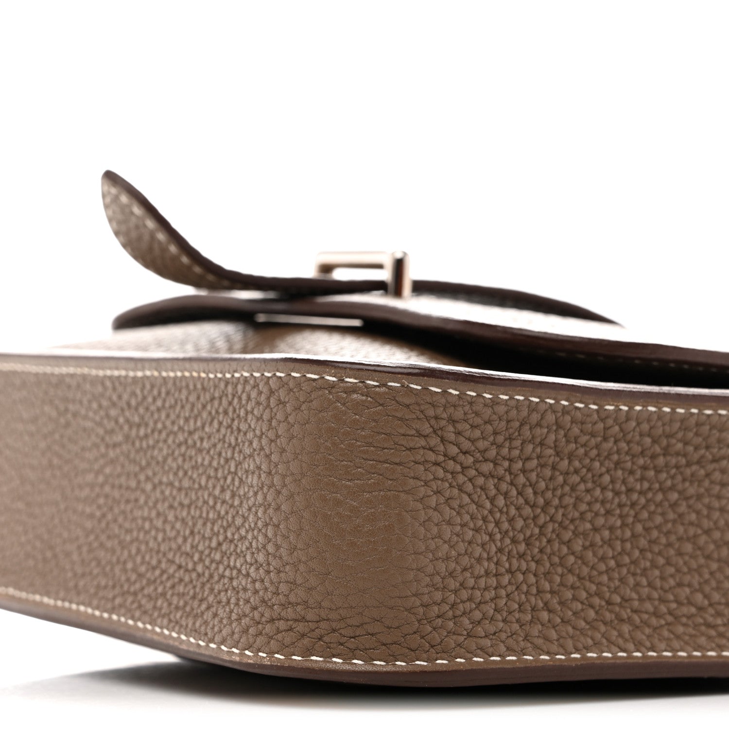 Hermes Taurillon Clemence Steve Pochette Etoupe 10 of 13