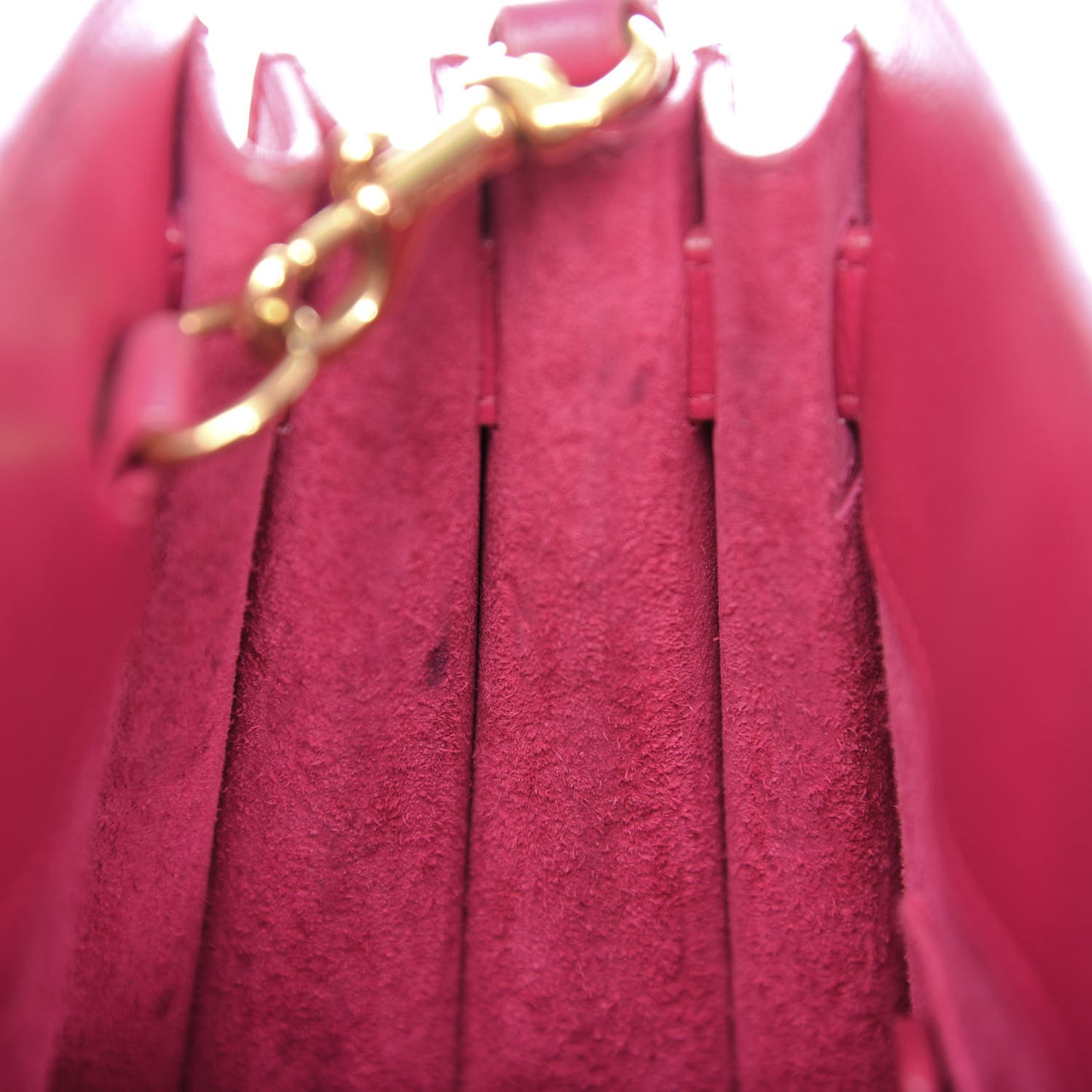 Calfskin Nano Sac De Jour Lipstick Fuchsia