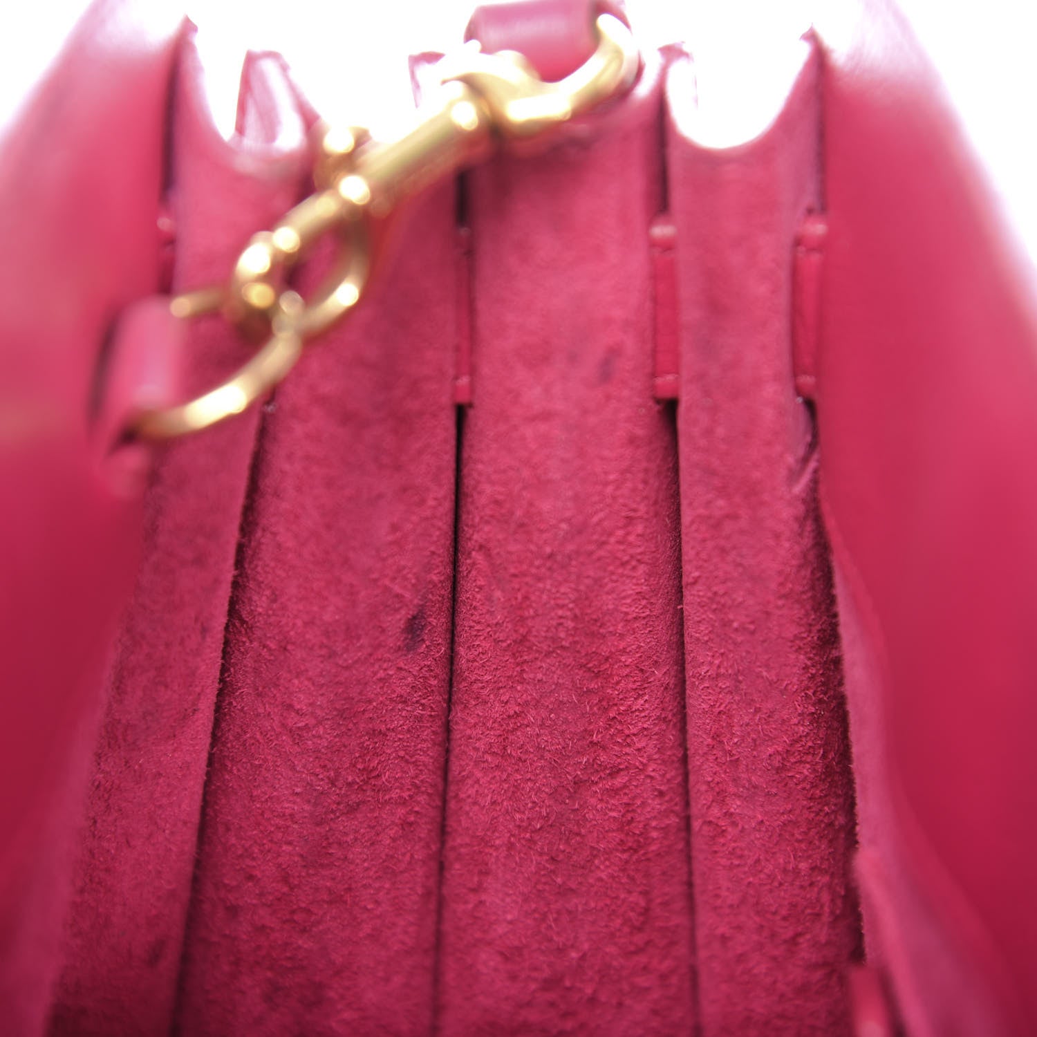 Saint Laurent Calfskin Nano Sac De Jour Lipstick Fuchsia 7 of 12