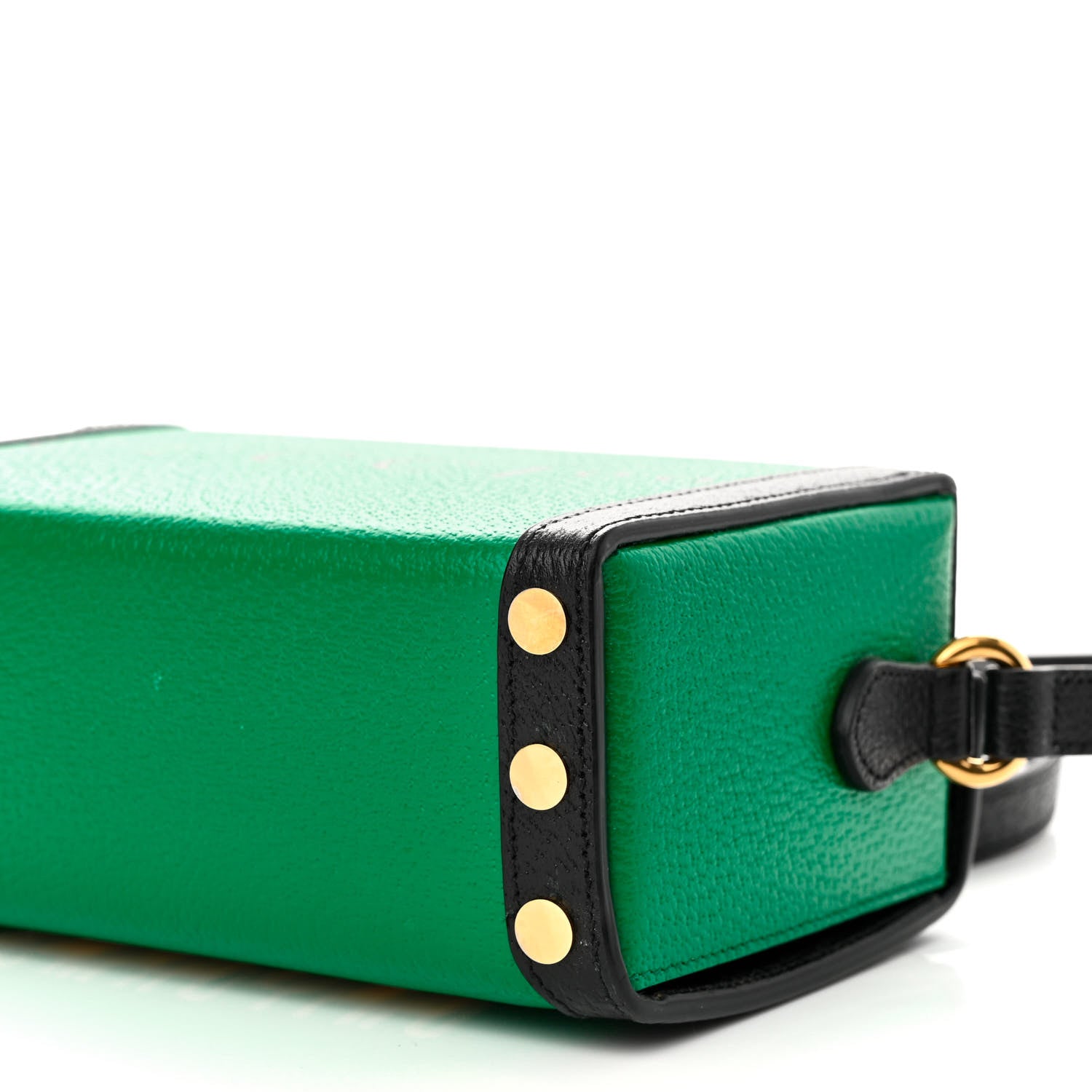 Gucci Grained Calfskin Gucci 100 Mini Bag Green 11 of 12