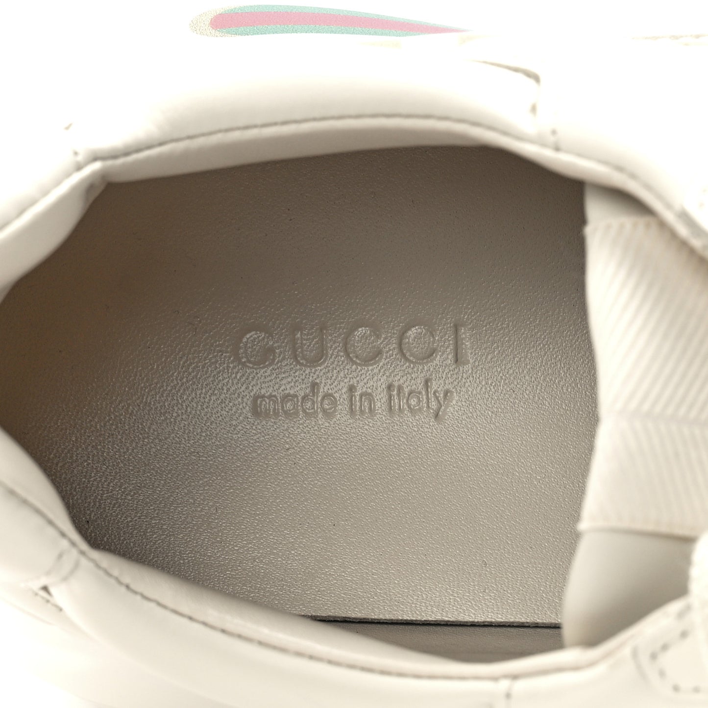 Calfskin Logo Womens Rhyton Sneakers 39 Ivory