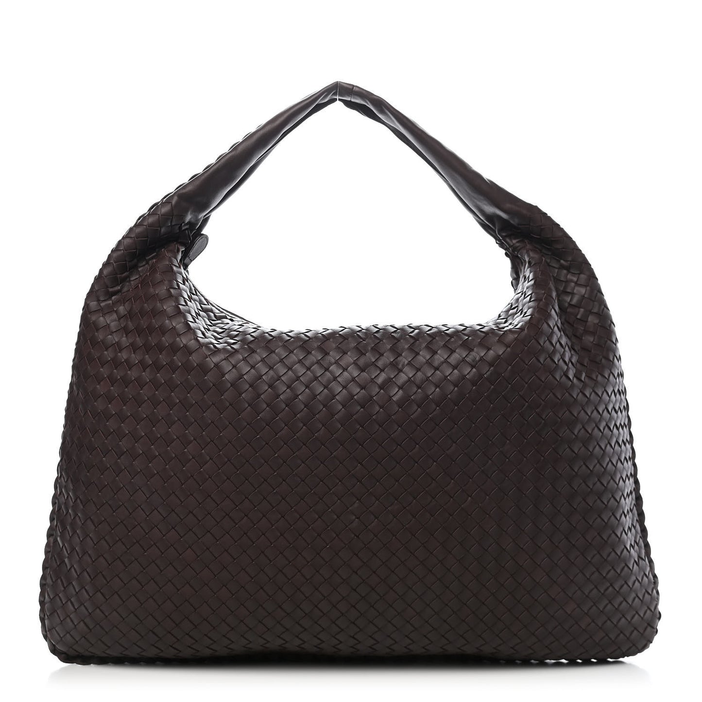 Nappa Intrecciato Large Veneta Hobo Ebano