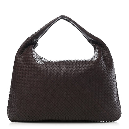 Bottega Veneta Nappa Intrecciato Large Veneta Hobo Ebano 1 of 10
