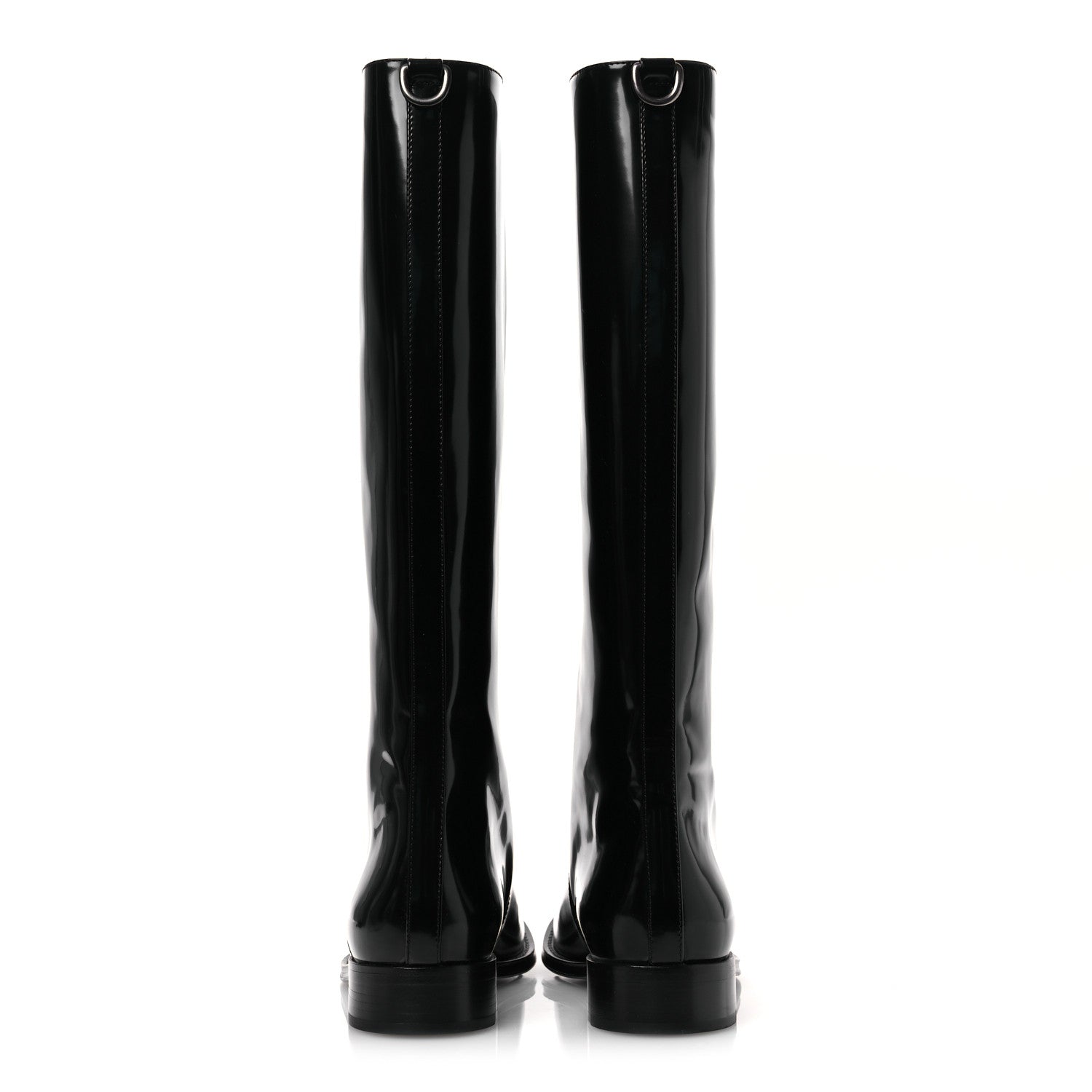 Saint Laurent Vitello Ruinart Hunt 25 Boots 40 Black 6 of 13