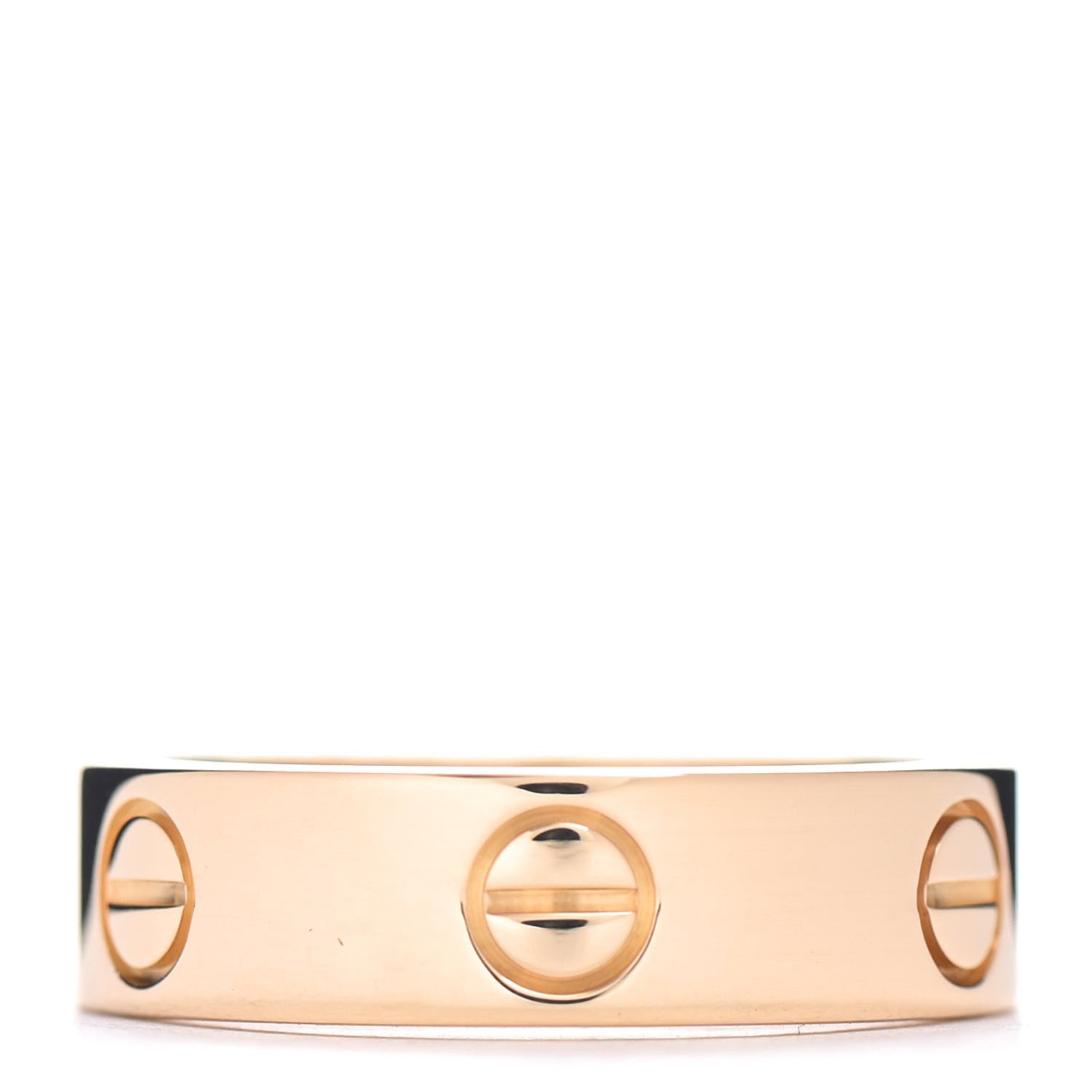 Cartier 18K Yellow Gold 5.5mm LOVE Ring 56 7.5 3 of 4
