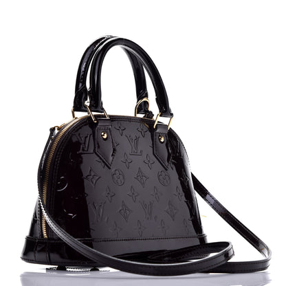 Louis Vuitton Vernis Alma BB Amarante 4 of 10
