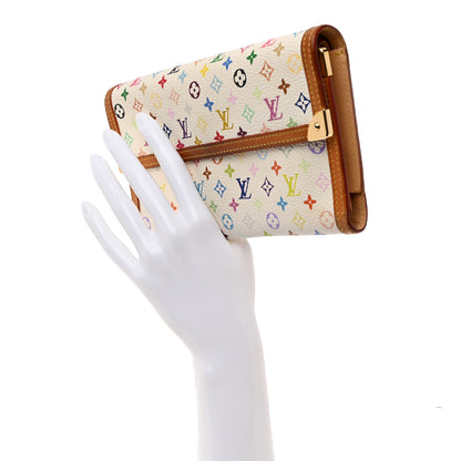 Louis Vuitton Monogram Multicolor Porte Tresor International Wallet White 2 of 11
