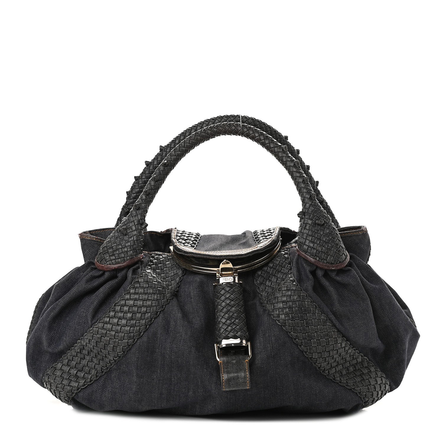 Fendi Denim Spalmati Woven Spy Blue 1 of 12