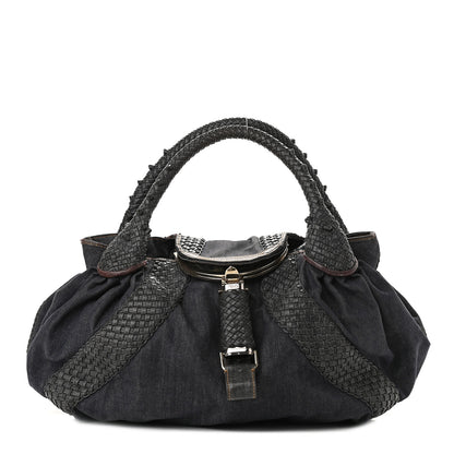 Fendi Denim Spalmati Woven Spy Blue 1 of 12