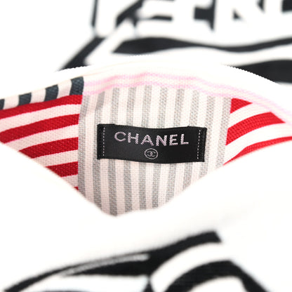 Chanel Terry Cloth Cotton La Pausa Bay Reversible Beach Tote 9 of 13