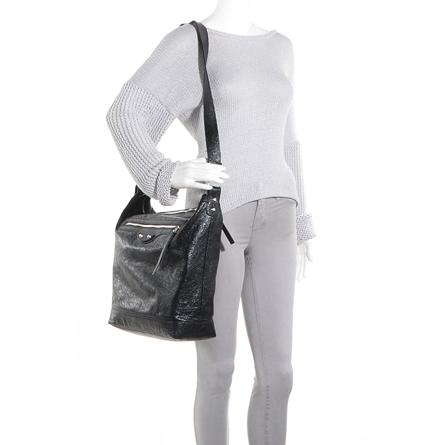 Balenciaga Agneau Day Messenger Black 2 of 11