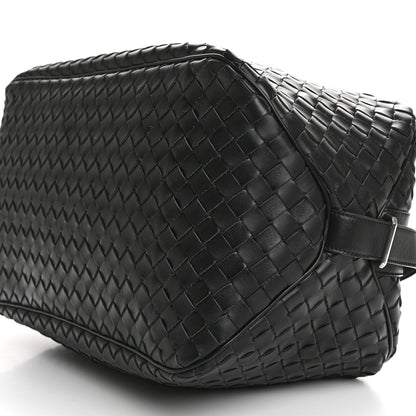 Bottega Veneta Nappa Intrecciato Travel Duffel Bag Black 10 of 12