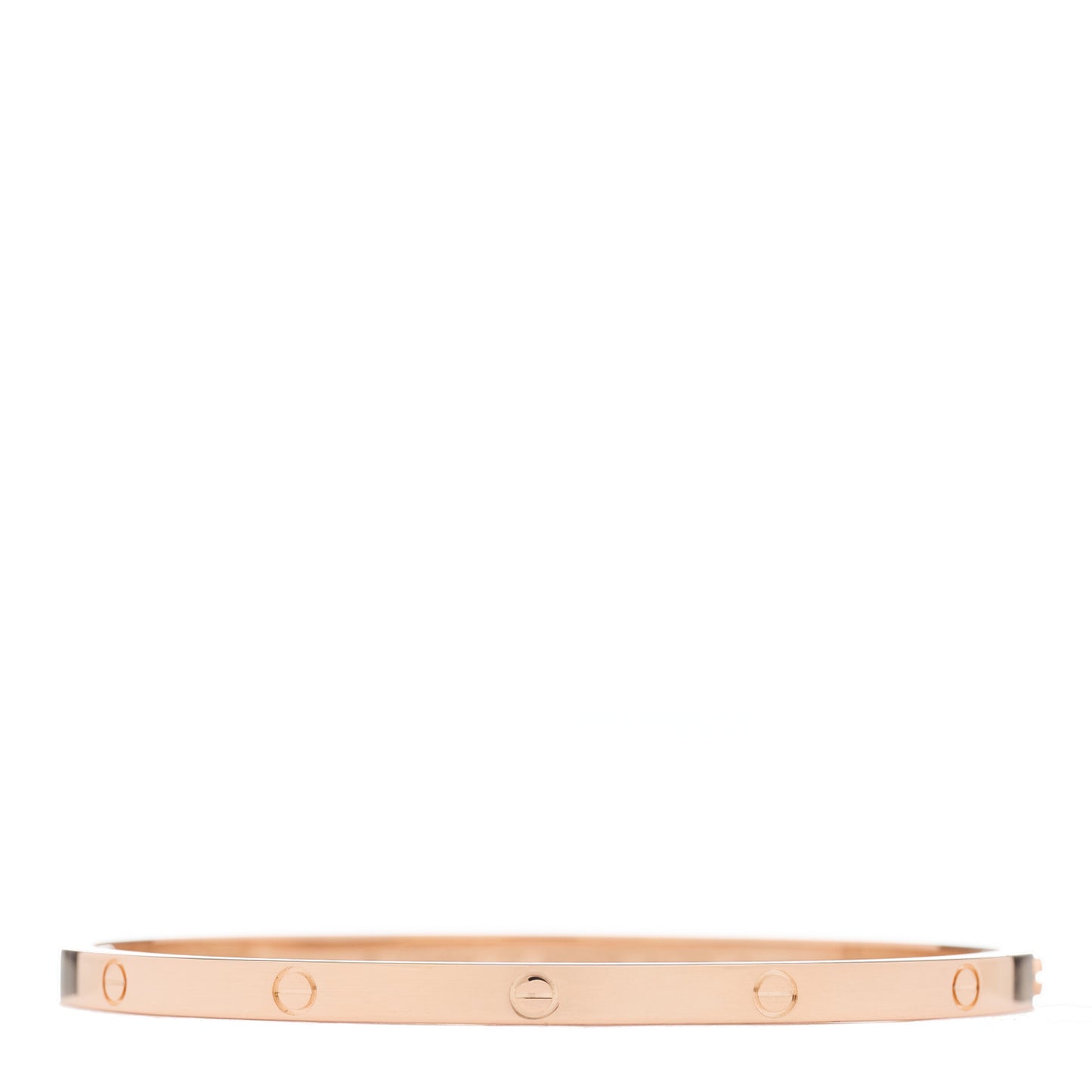 18K Pink Gold Small LOVE Bracelet 17