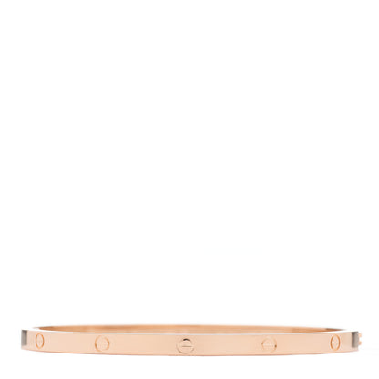 Cartier 18K Pink Gold Small LOVE Bracelet 17 1 of 4