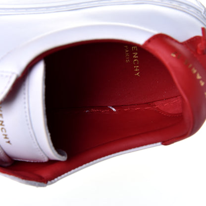 Givenchy Calfskin Womens Urban Street Sneakers 37 White Red 10 of 11