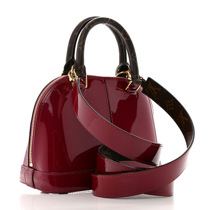 Louis Vuitton Patent Monogram Alma BB Magenta 3 of 12