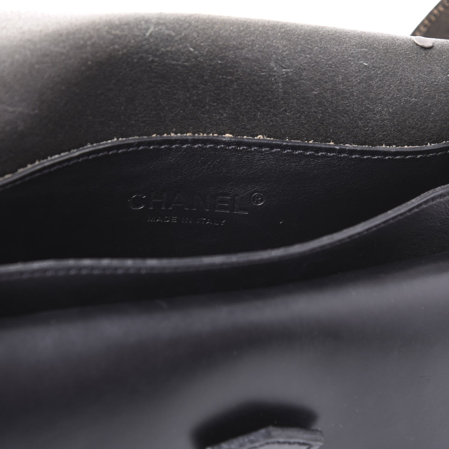 Chanel Calfskin Medallion Coins Saddle Bag Black 7 of 7