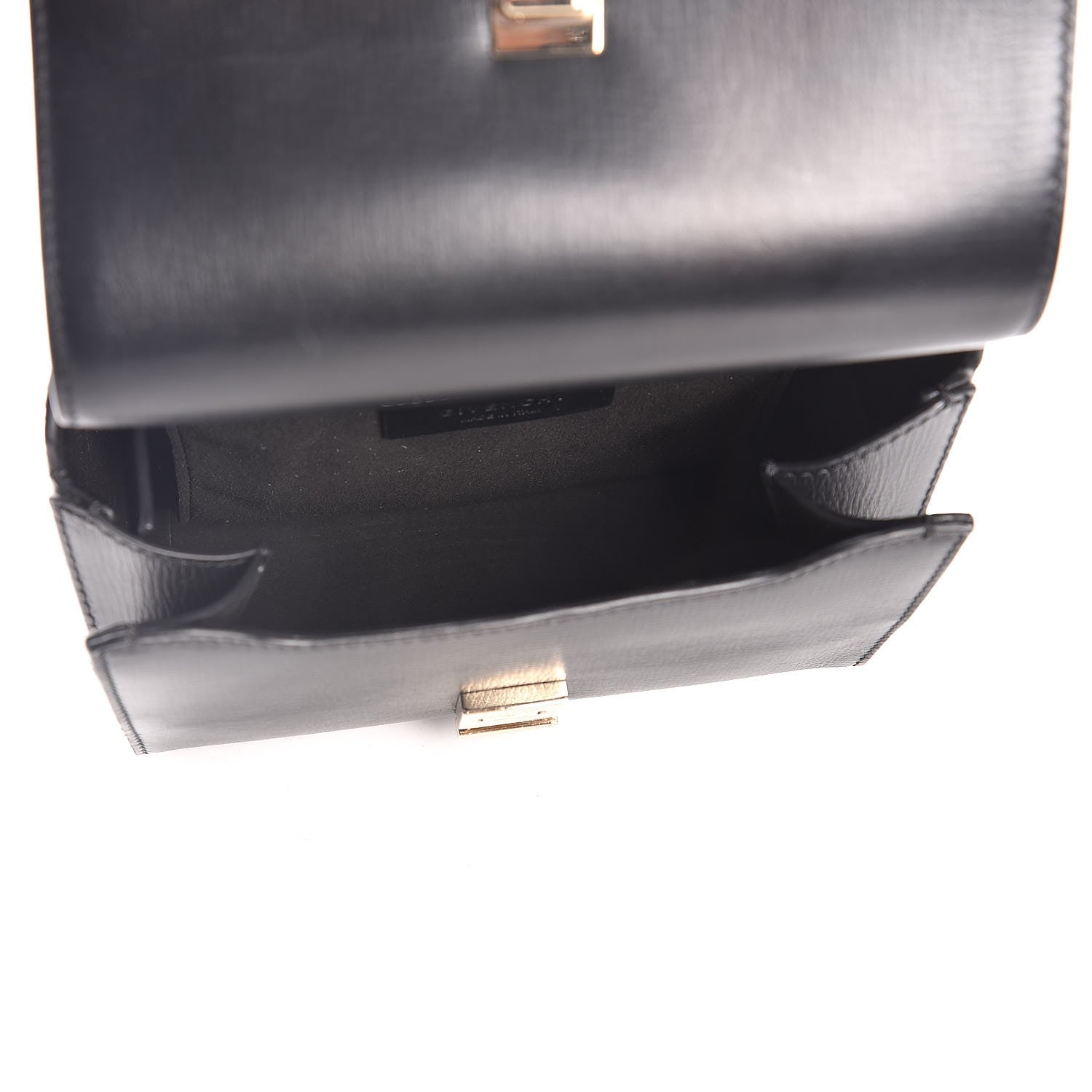 Givenchy Textured Calfskin Mini Pandora Box Chain Crossbody Bag Black 5 of 7
