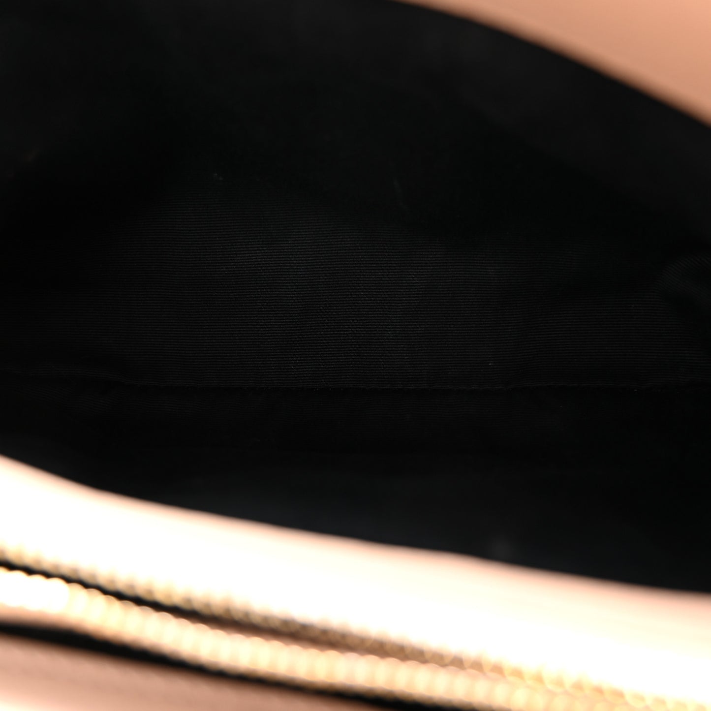 Sheepskin Matelasse Chevron Monogram Medium College Bag Dark Beige