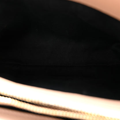 Saint Laurent Sheepskin Matelasse Chevron Monogram Medium College Bag Dark Beige 5 of 10