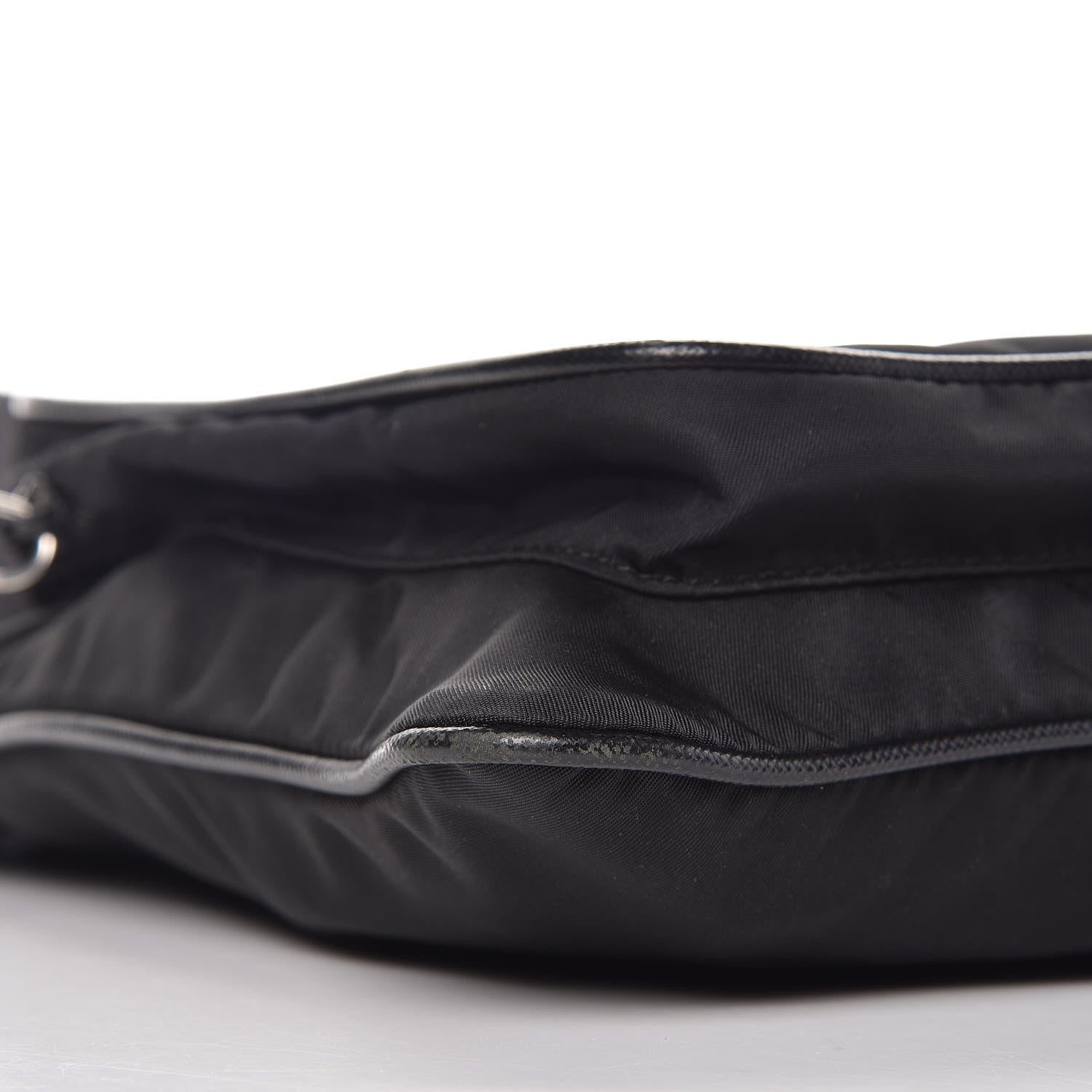 Prada Tessuto Nylon Flat Messenger Bag Black 9 of 10