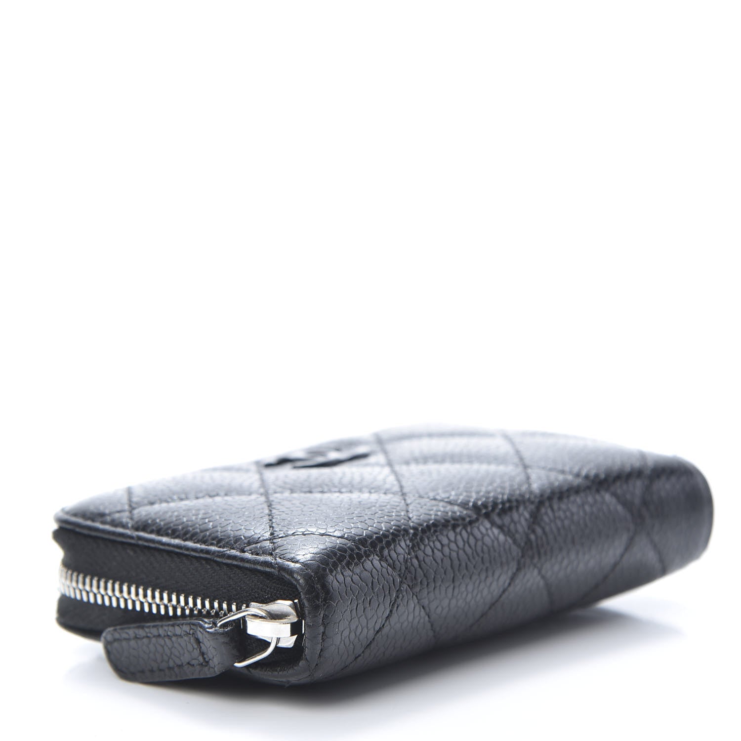 Chanel Caviar Quilted Incognito Zip Coin Purse Black 4 of 8