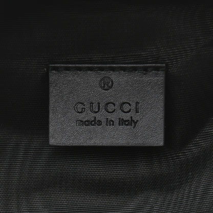 Gucci X SEGA Calfskin GUCCY Stars Dome Backpack Black Gold 6 of 11