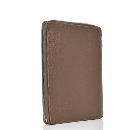 Hermes Togo E-Zip iPad Notebook Cover Etoupe 3 of 9