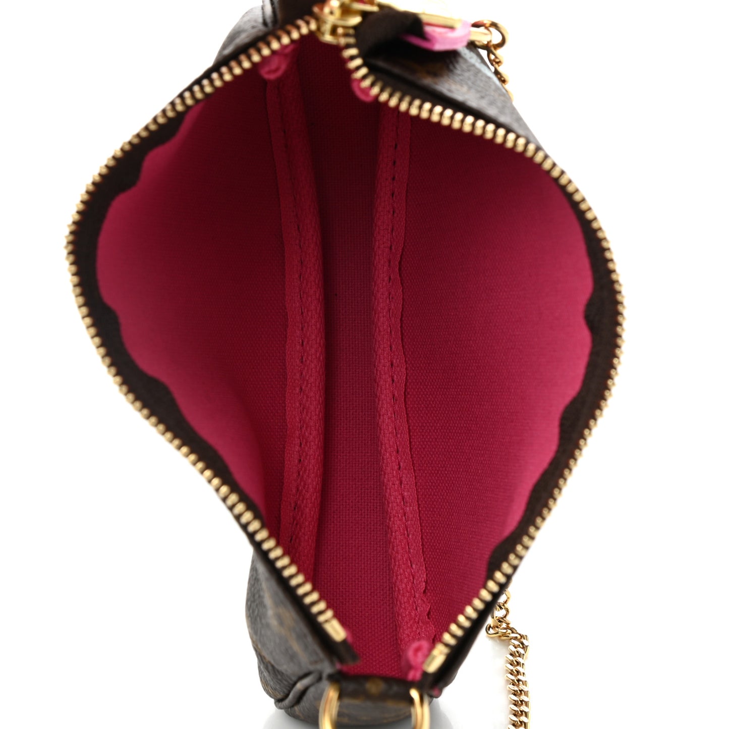 Monogram 2022 Christmas Animation Seoul Mini Pochette Accessories Fuchsia
