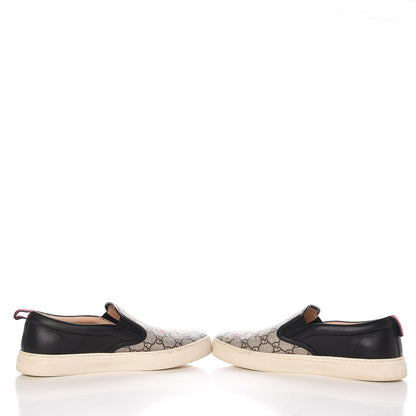 Gucci GG Supreme Monogram Snake Slip On Sneakers Brown 5 of 13