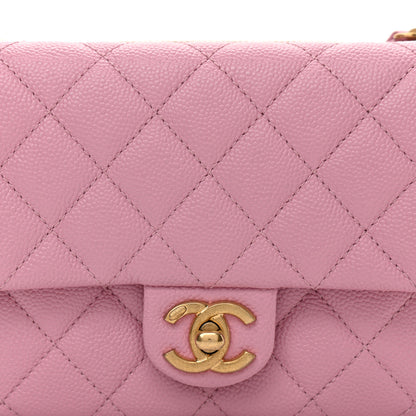 Chanel Shiny Caviar Pick Me Up Flap Belt Bag Pink Pink 9 of 10