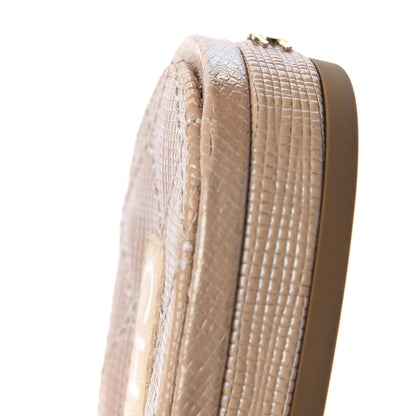 Chanel Calfskin Pearl Flat Sandals 40 Beige 12 of 12