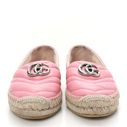 Gucci Nappa Matelasse GG Marmont Espadrilles 36 Wild Rose 2 of 9