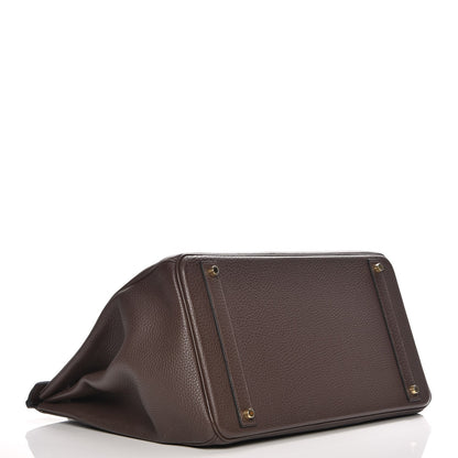 Hermes Togo Birkin 40 Chocolate 5 of 29