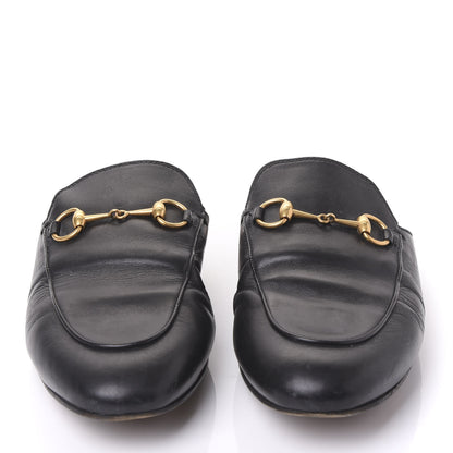 Gucci Calfskin Womens Princetown Slippers 38.5 Black 3 of 9