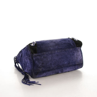 Balenciaga Baby Daim Suede Velo Bleu Nuit 4 of 7