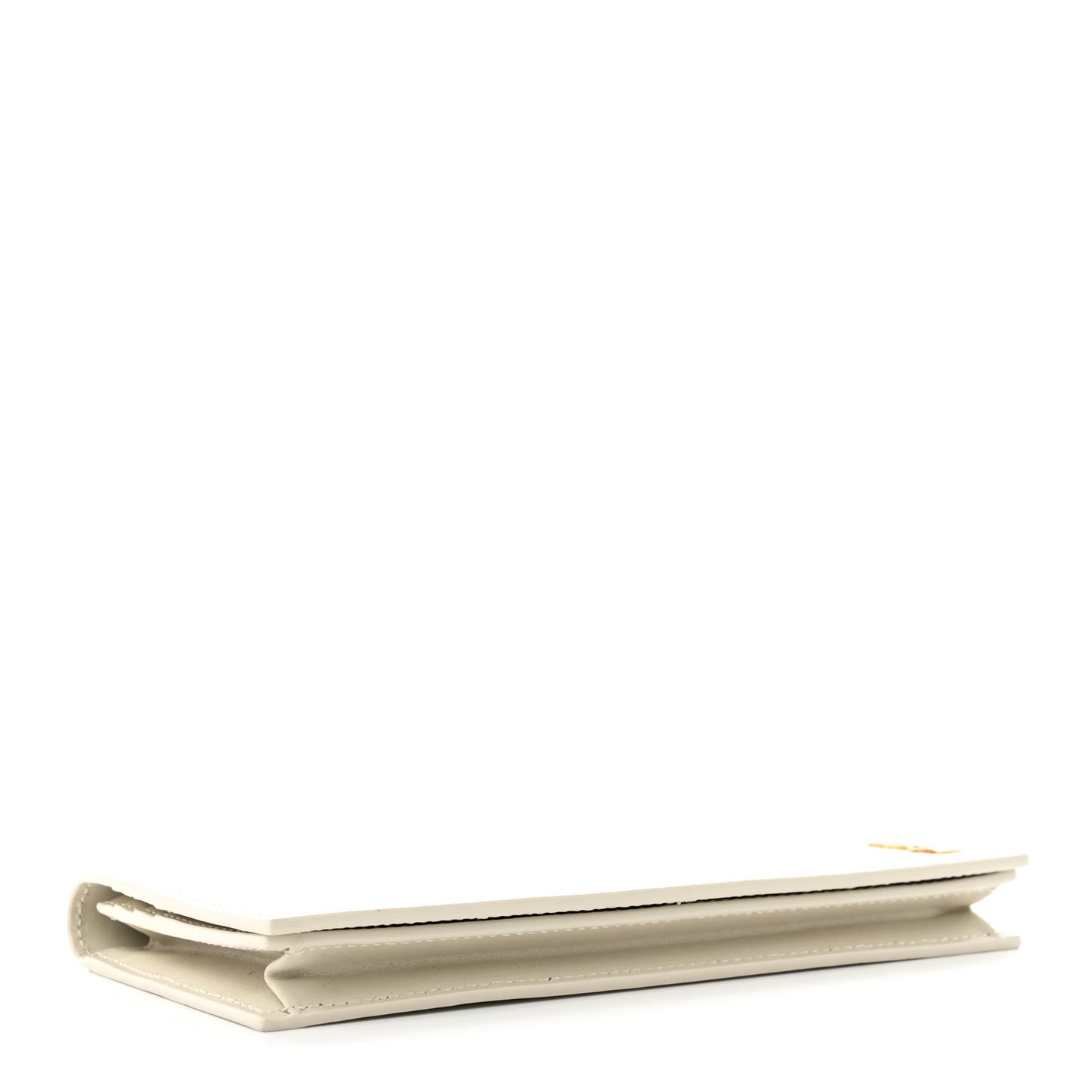 Calfskin Tiny Monogram Cassandre Wallet Crema Soft