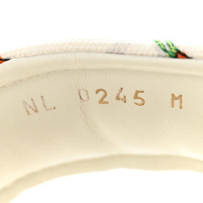 Louis Vuitton LV x TM Raffia Monogram Cerises Lily Flat Mule 36.5 White 9 of 10